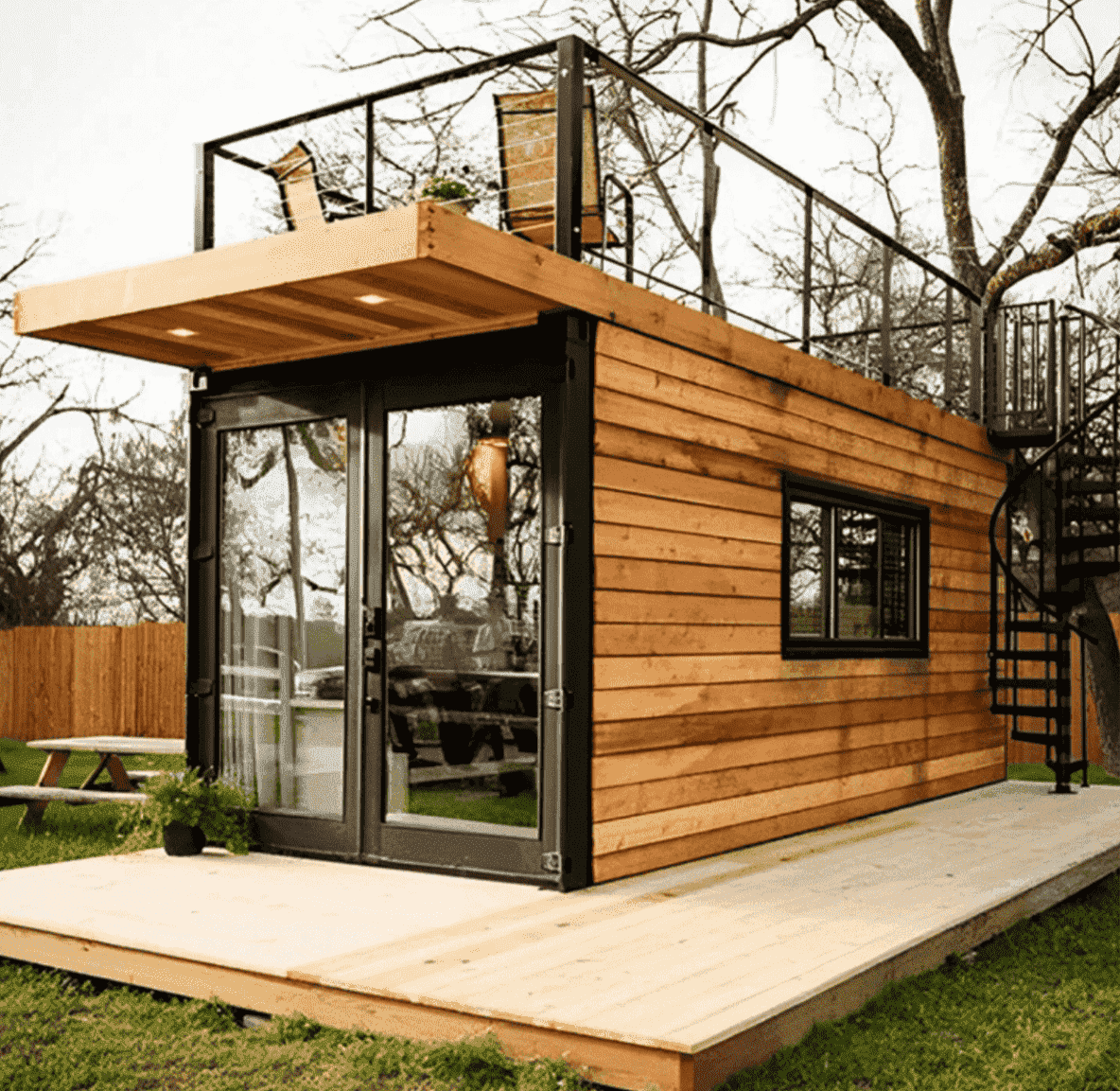 TS510 Tiny House For Backyard With Bathroom (260sqft)