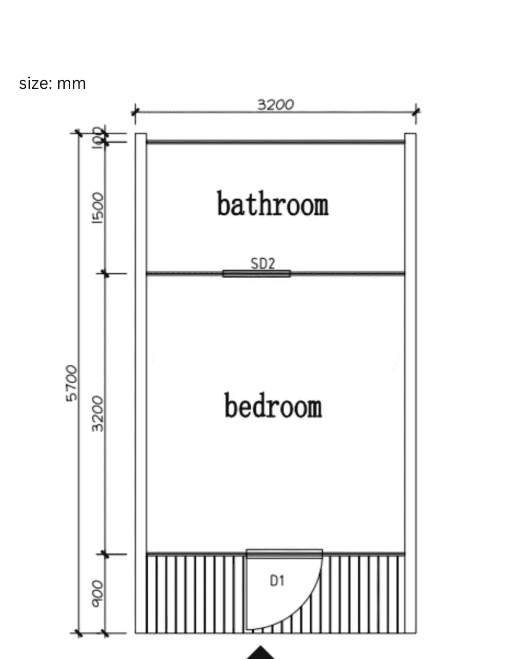 UBJ-005 Small Cabin Kit Home (194 sq ft) - Image 2