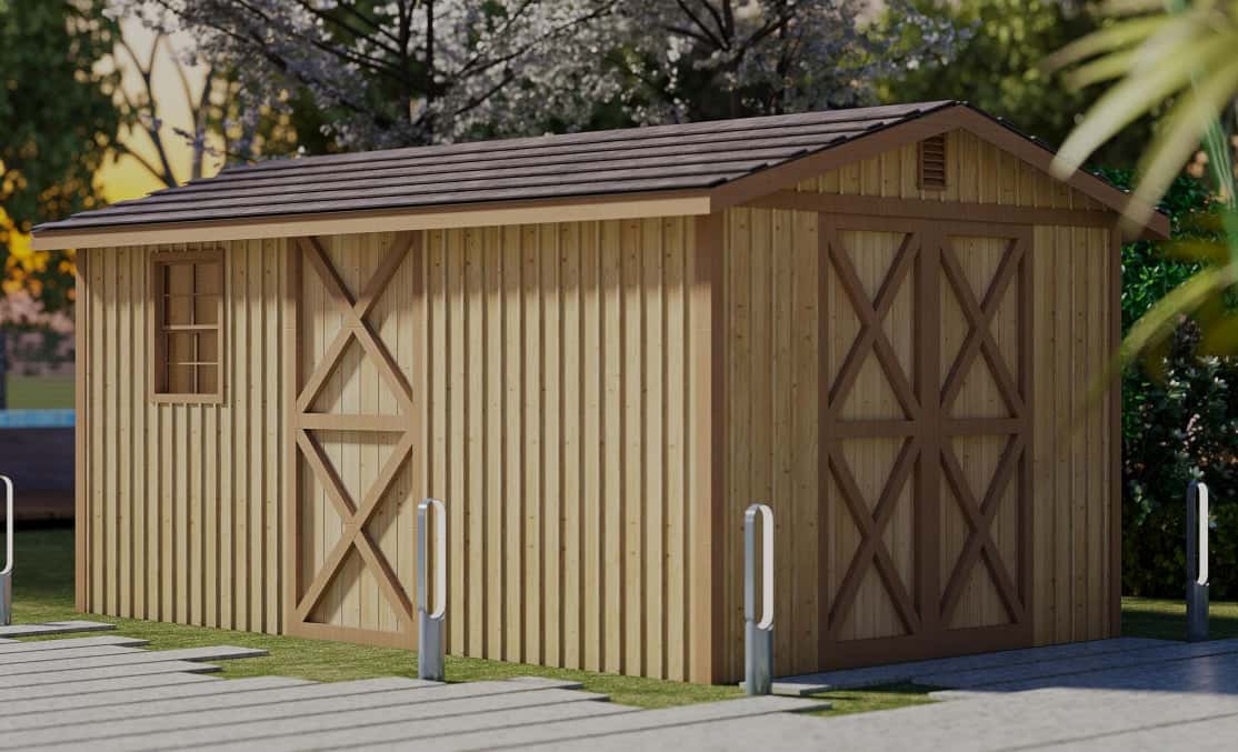 MLD-753 Small Log Cabin Kit (160 sq ft)