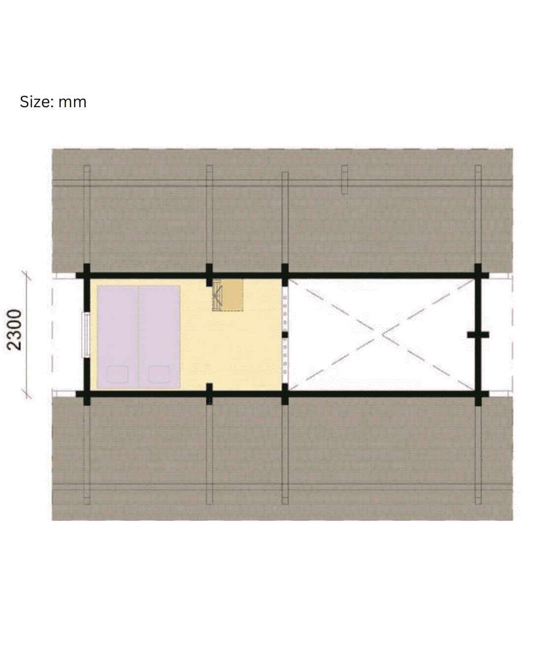TSD-976 Kit Home With Bedroom, Bathroom & Kitchen (477 sq ft) - Image 3