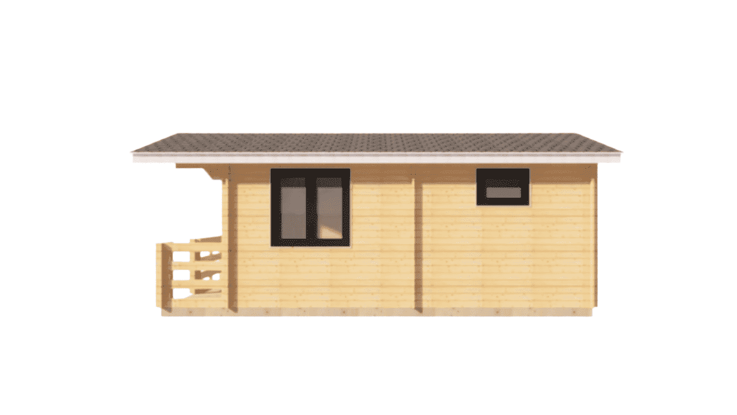 FGT-155 Small Cabin Kit With Bedroom, Bathroom and Kitchen (280sqft) - Image 4