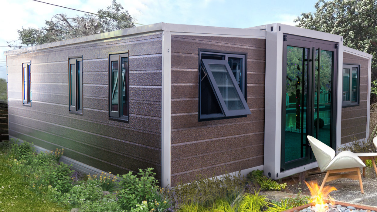 Haven Nest – 30′ Expandable Container Home | 2 Bedrooms | Full Bath, Kitchen, Living Room | 585 SF Modular Tiny Home