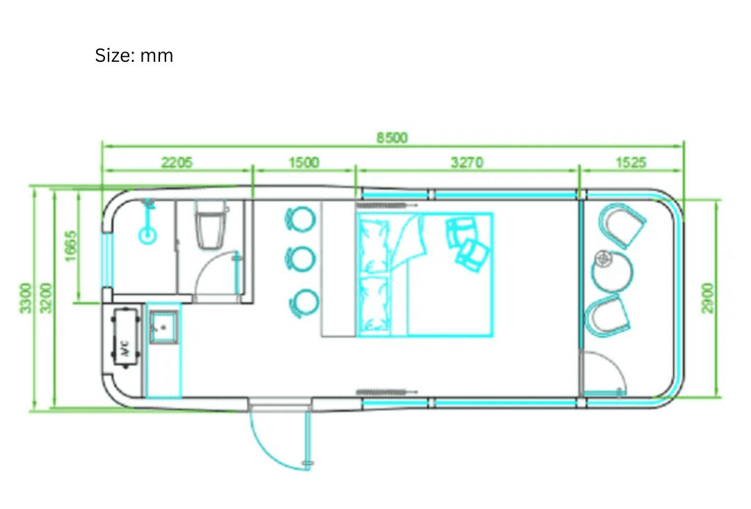 LKP-003 Mobile Home (300 sq ft) - Image 2
