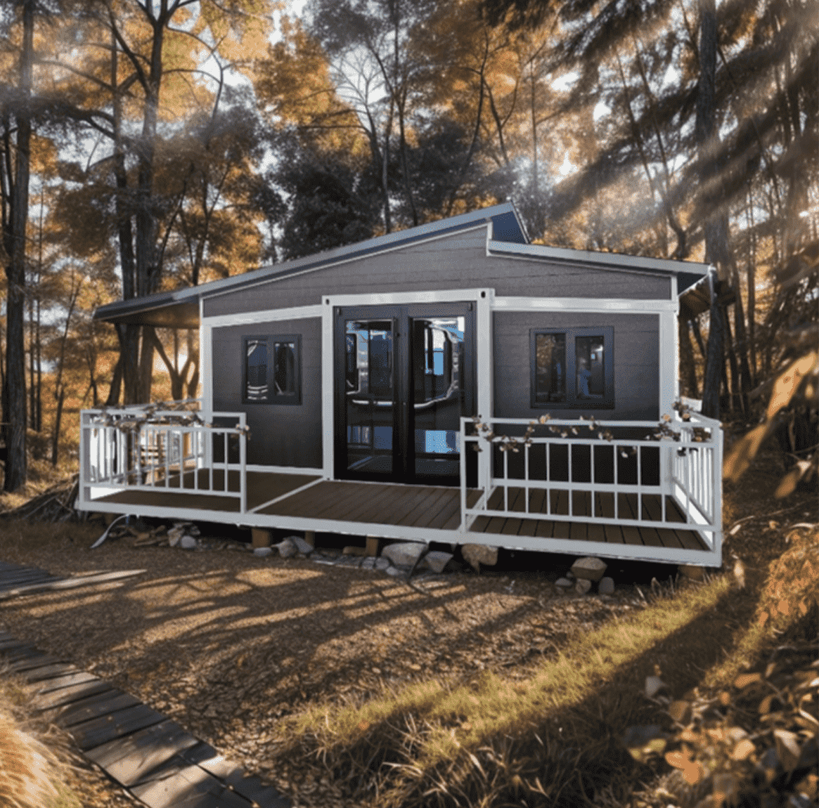 A30 Eco Prefab Home With 2 Bedrooms, Kitchen & Bathroom (400sqft)