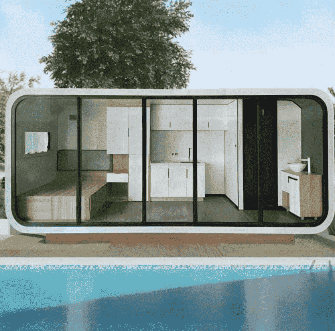 GW-180 Pre Built Cabin with Bathroom And Kitchen (137sqft) - Image 4